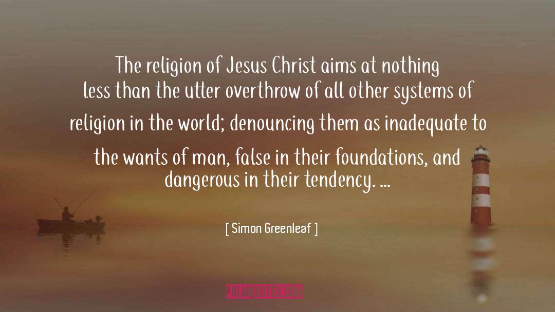 Denouncing quotes by Simon Greenleaf
