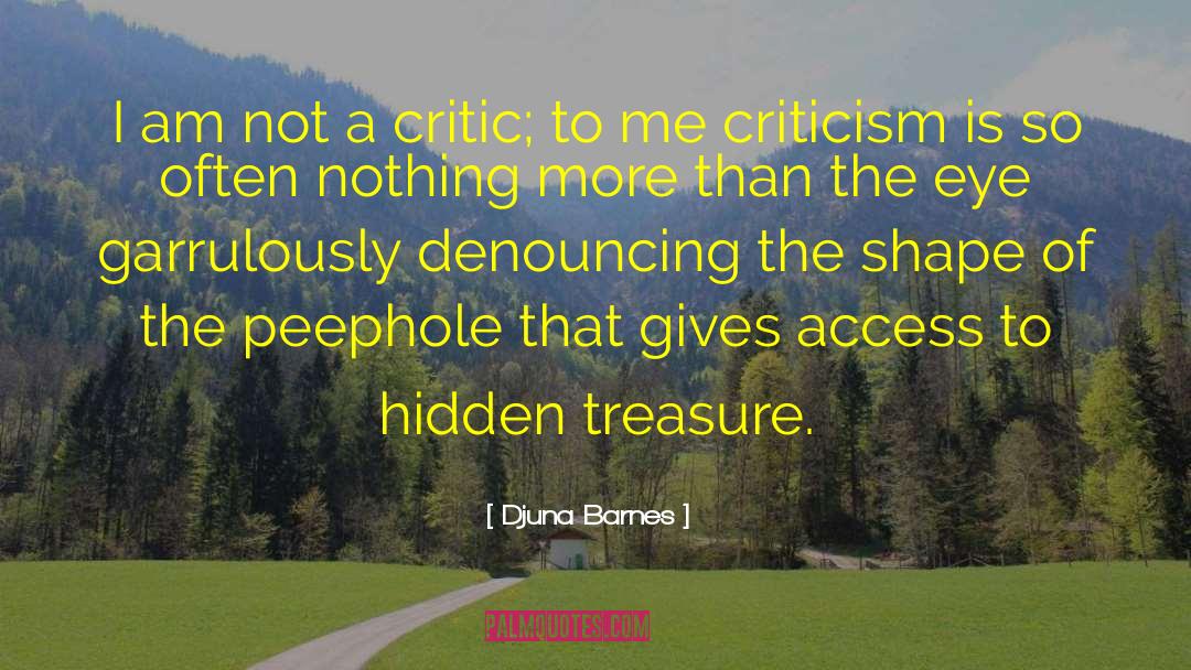 Denouncing quotes by Djuna Barnes