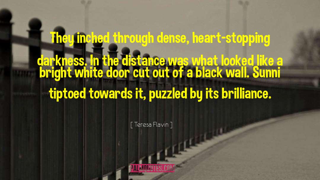 Dense quotes by Teresa Flavin
