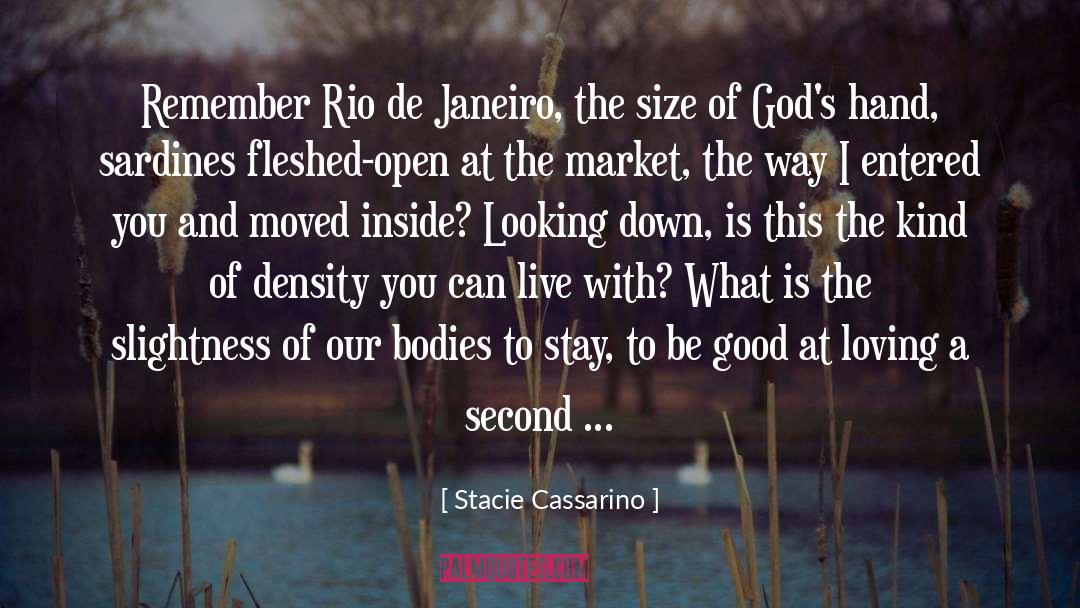 Density quotes by Stacie Cassarino