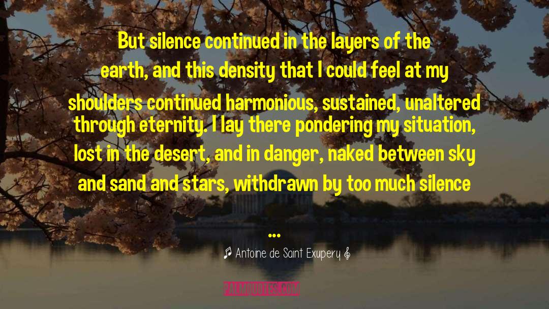 Density quotes by Antoine De Saint Exupery