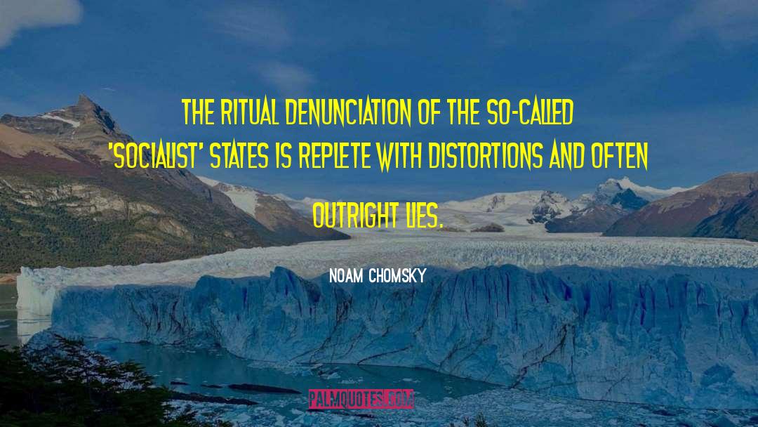 Denunciation quotes by Noam Chomsky