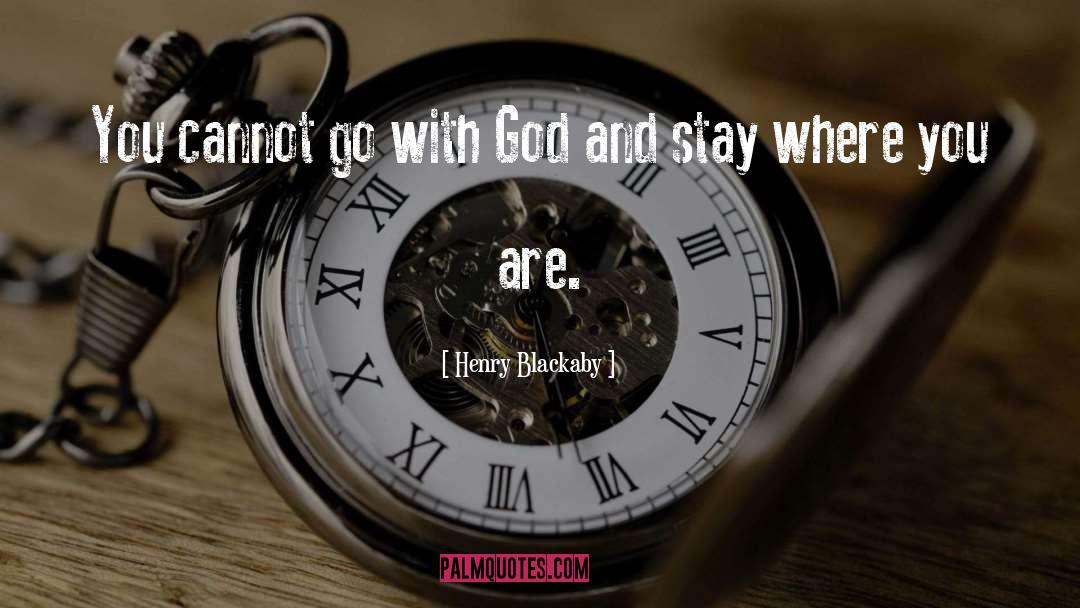 Denying God quotes by Henry Blackaby