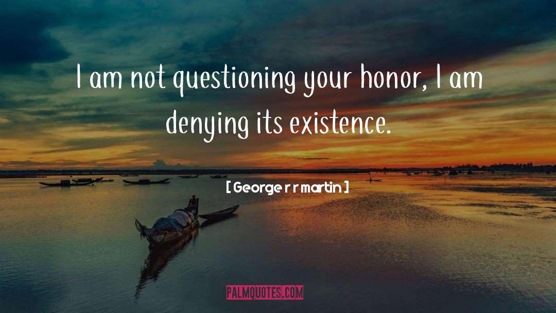 Denying quotes by George R R Martin