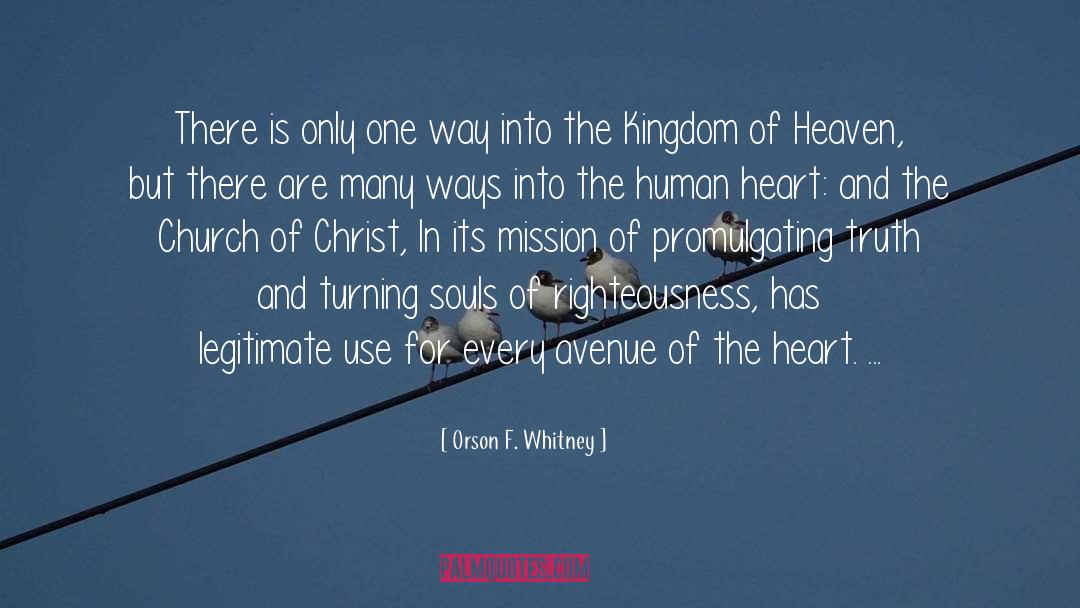 Departed Souls quotes by Orson F. Whitney