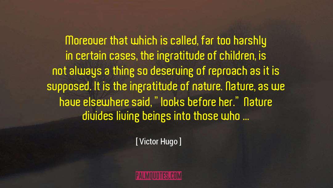 Departing quotes by Victor Hugo