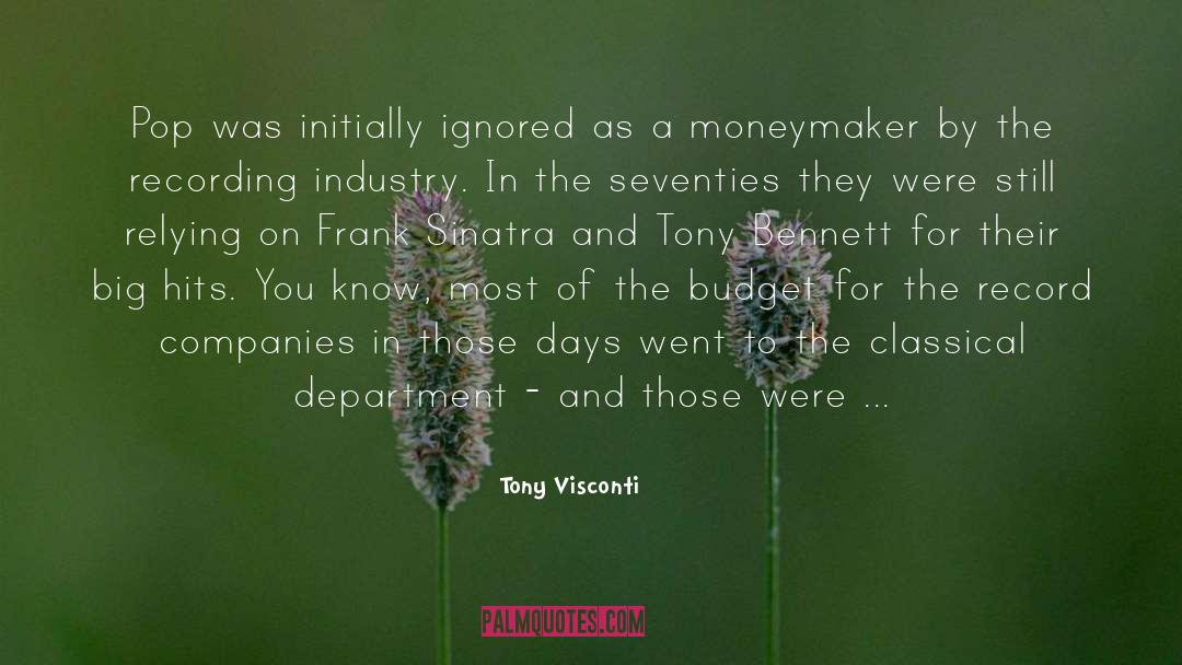Department quotes by Tony Visconti