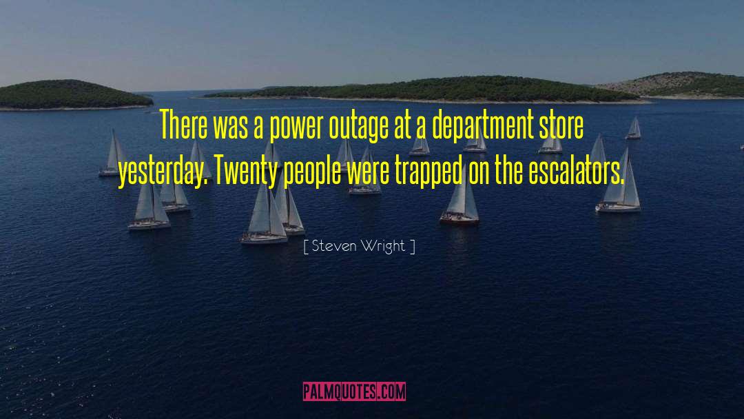 Department Store quotes by Steven Wright