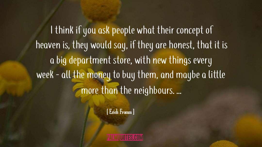 Department Store quotes by Erich Fromm