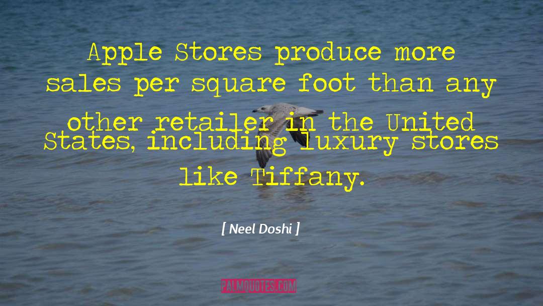 Department Stores quotes by Neel Doshi
