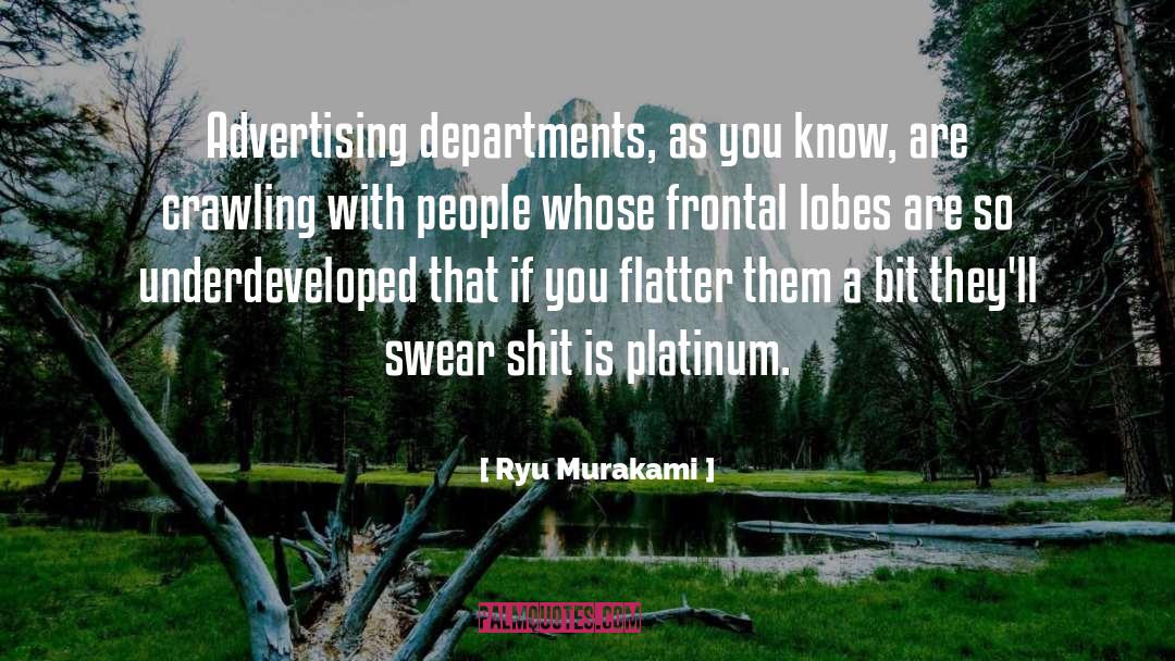 Departments quotes by Ryu Murakami