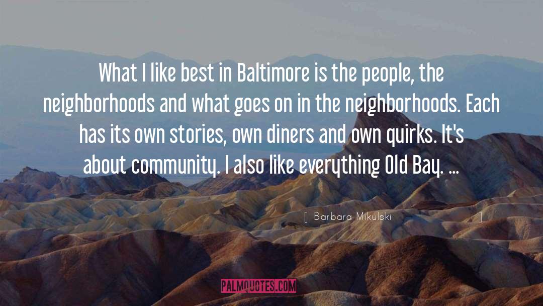 Depasquale Baltimore quotes by Barbara Mikulski