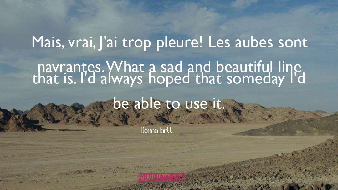 Depasser Les quotes by Donna Tartt
