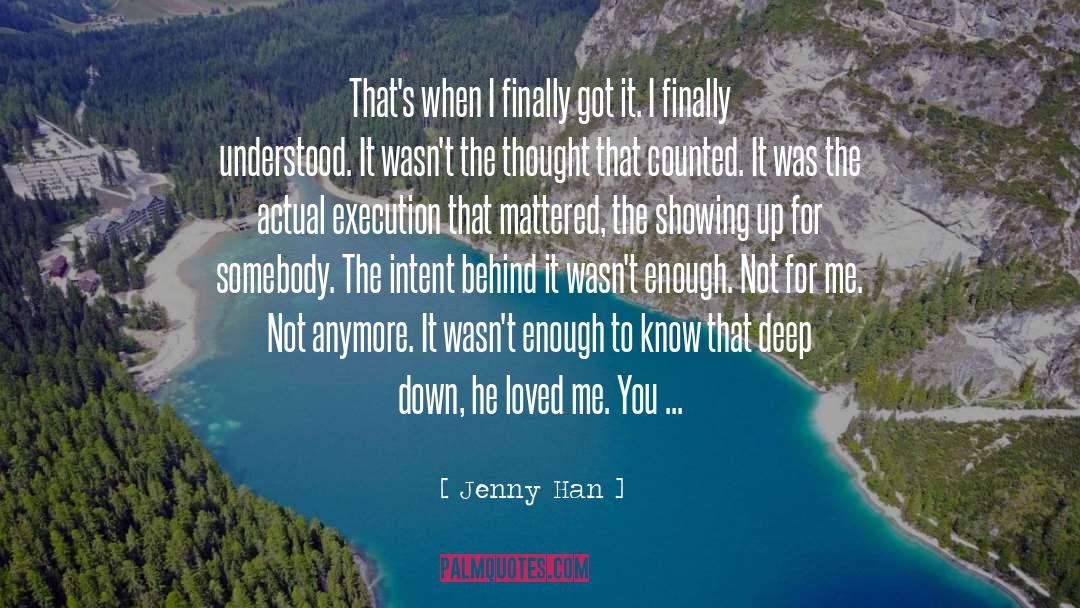 Dependability quotes by Jenny Han