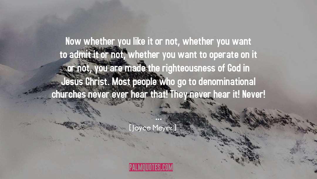 Dependence On God quotes by Joyce Meyer