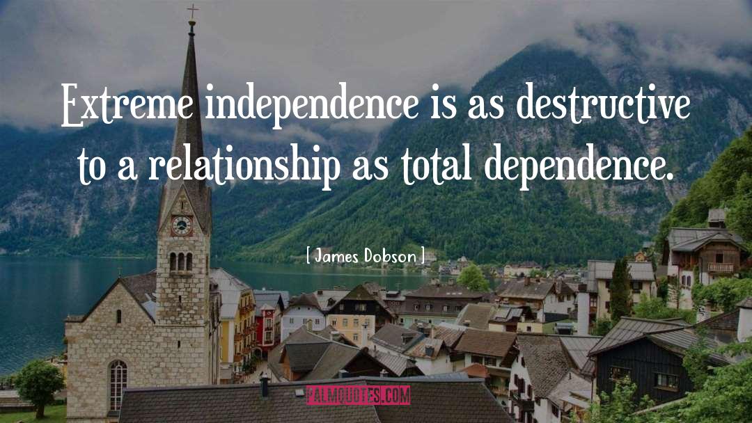 Dependence quotes by James Dobson