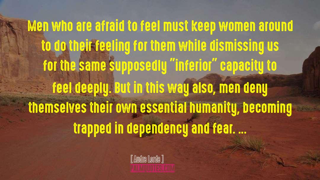 Dependency quotes by Audre Lorde