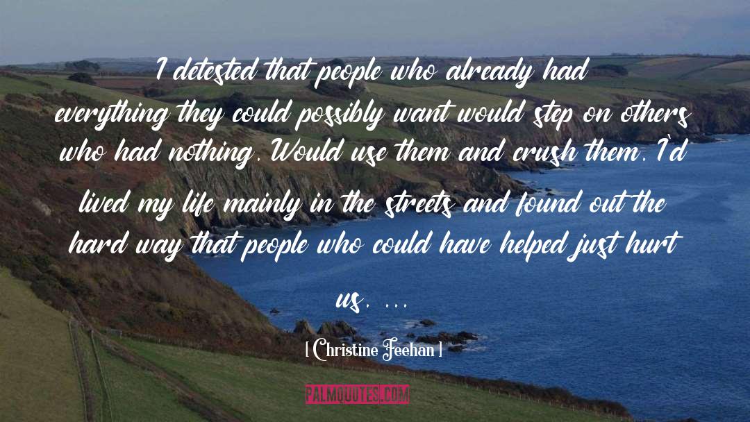 Depending On Others quotes by Christine Feehan