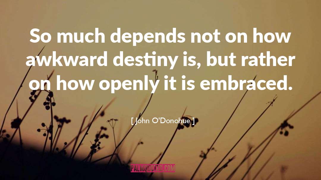 Depends quotes by John O'Donohue