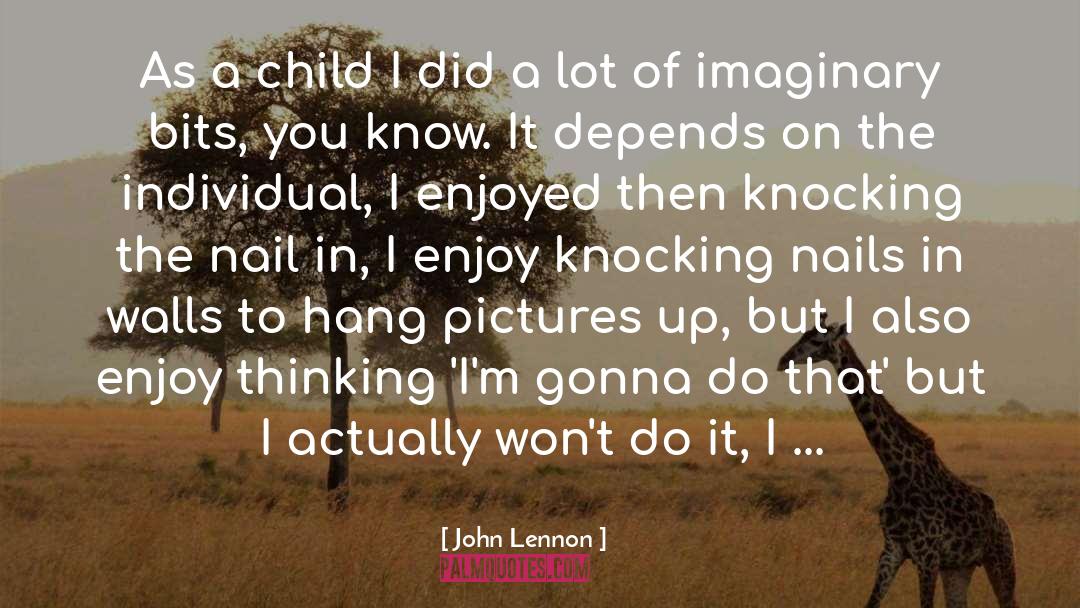 Depends quotes by John Lennon