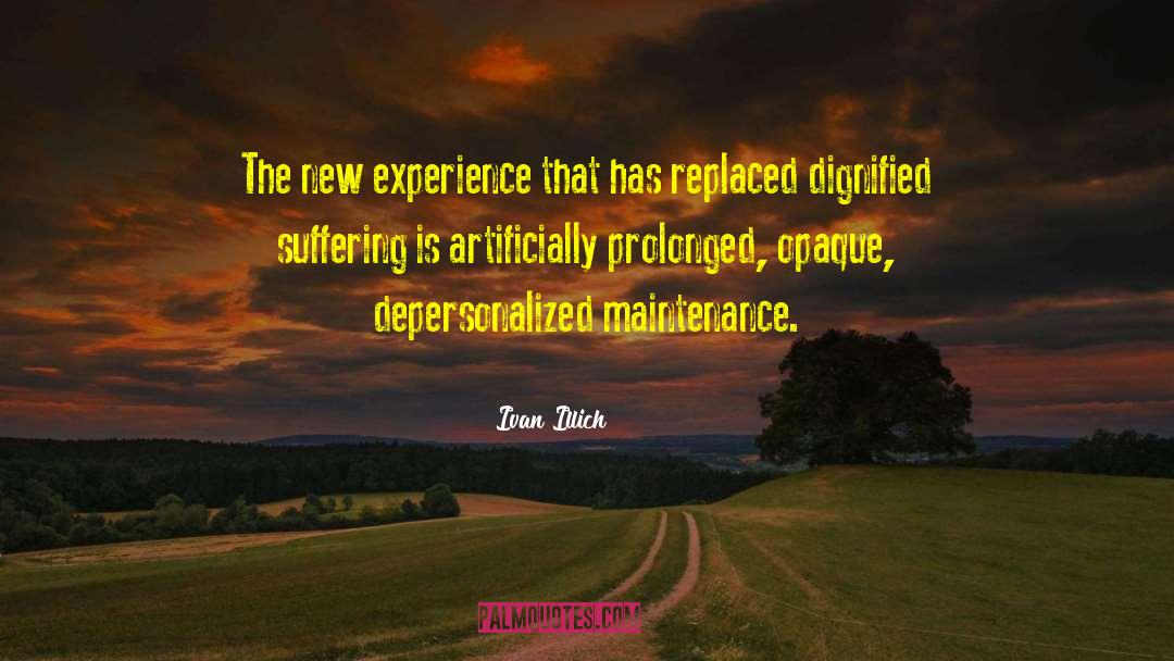 Depersonalized quotes by Ivan Illich
