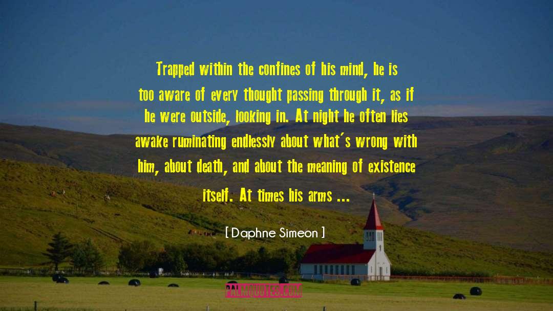 Depersonalized quotes by Daphne Simeon
