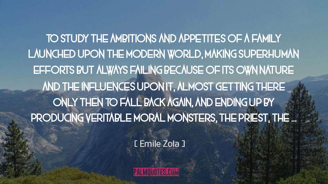 Depict quotes by Emile Zola
