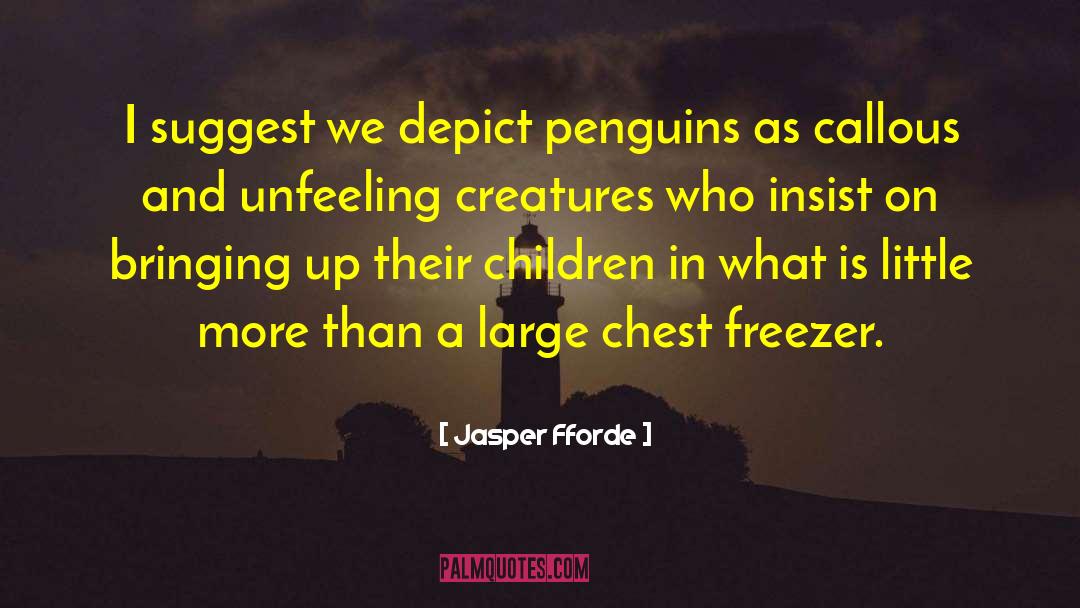 Depict quotes by Jasper Fforde