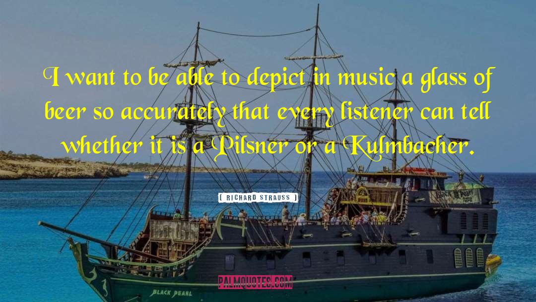 Depict quotes by Richard Strauss
