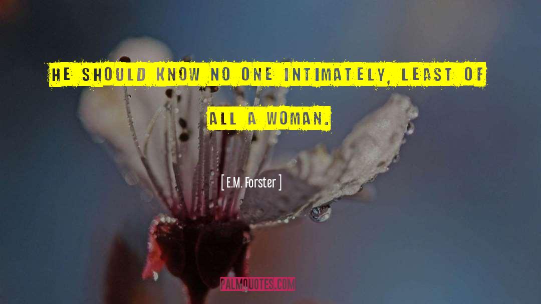 Depiction Of Women quotes by E.M. Forster