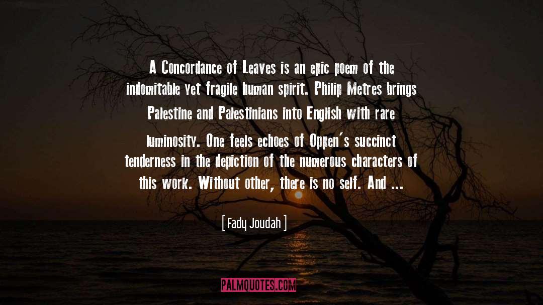 Depiction quotes by Fady Joudah