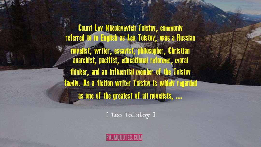 Depiction quotes by Leo Tolstoy