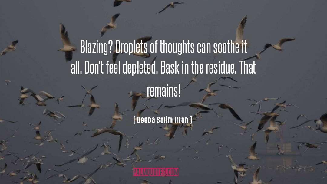 Depleted quotes by Deeba Salim Irfan