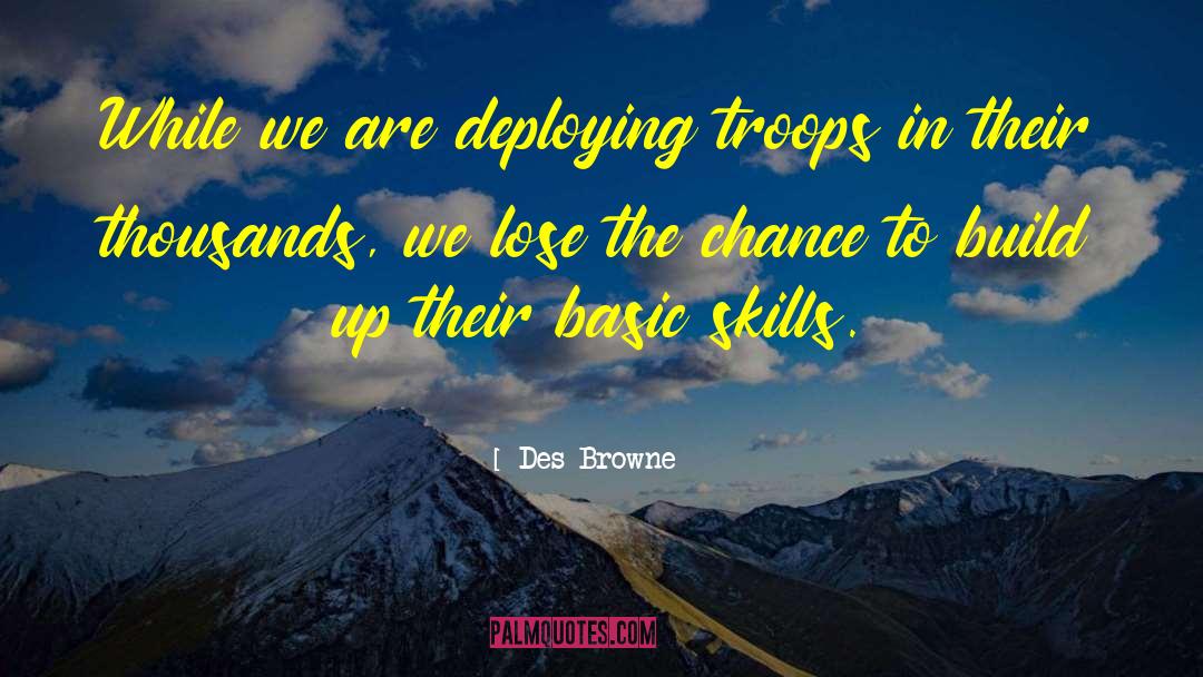 Deploying quotes by Des Browne