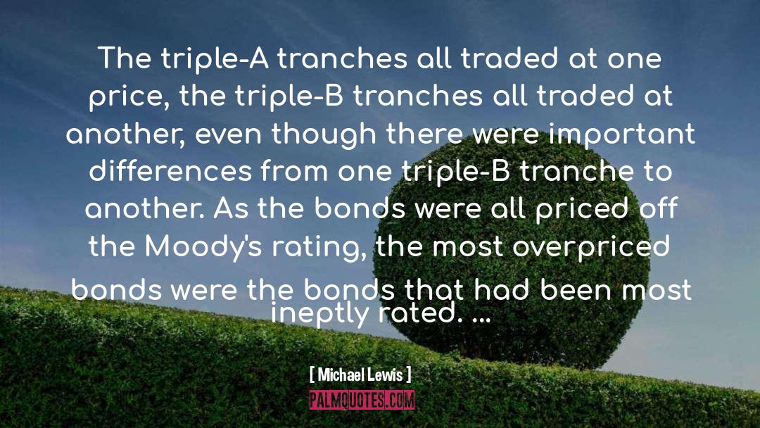 Deploying Triple quotes by Michael Lewis