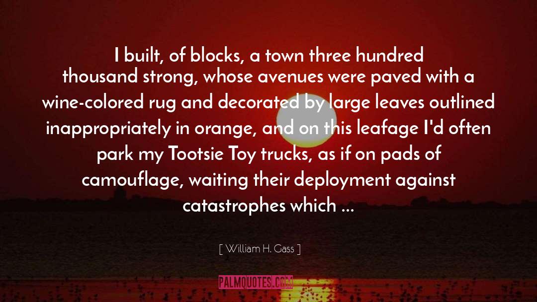 Deployment quotes by William H. Gass