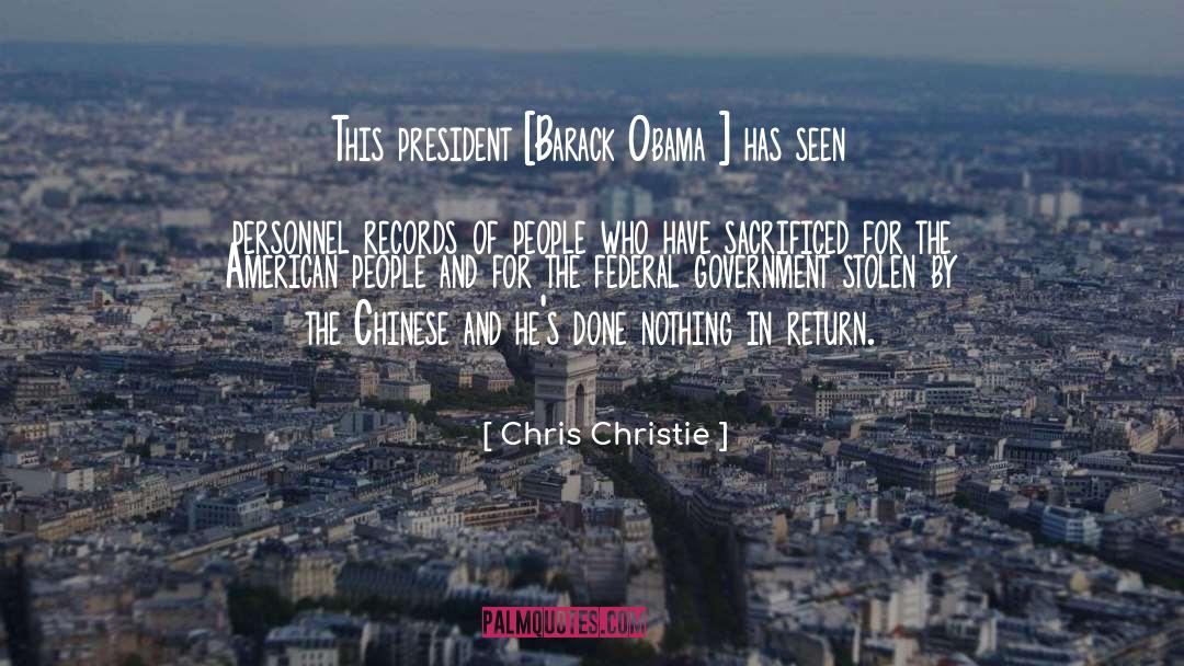 Deportations By President quotes by Chris Christie