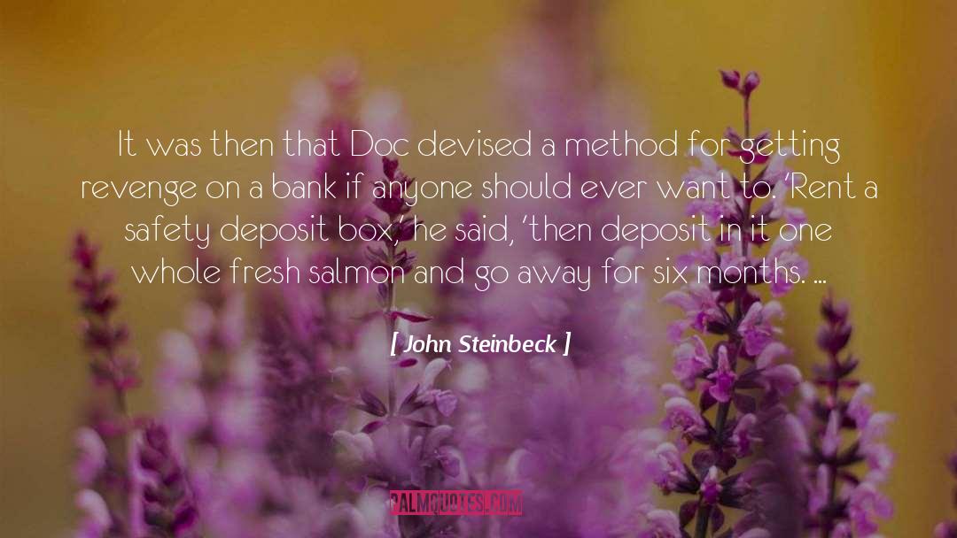 Deposit Assure Quote quotes by John Steinbeck
