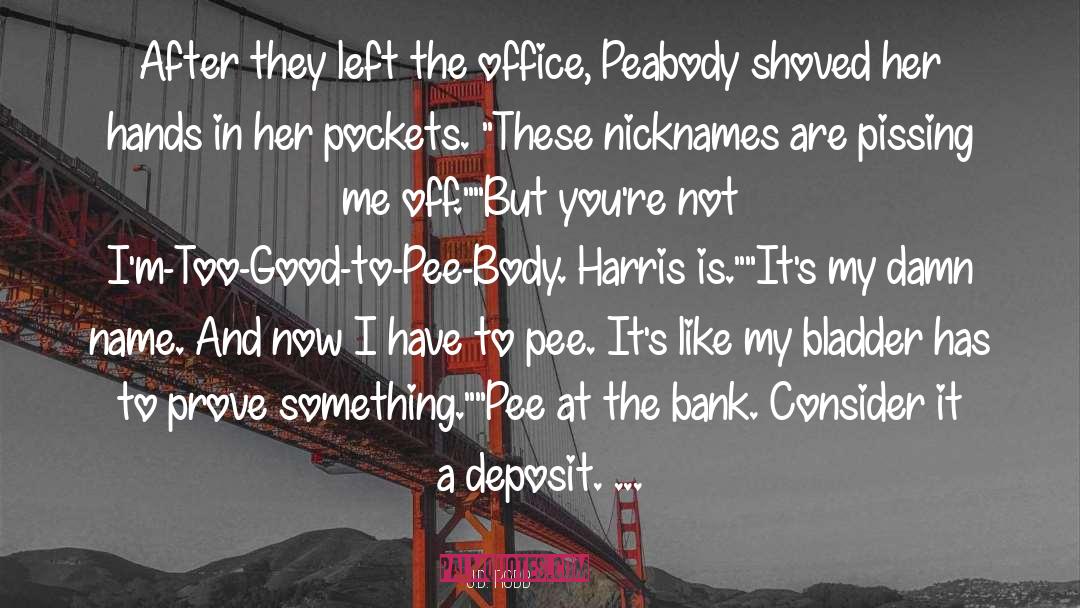 Deposit quotes by J.D. Robb