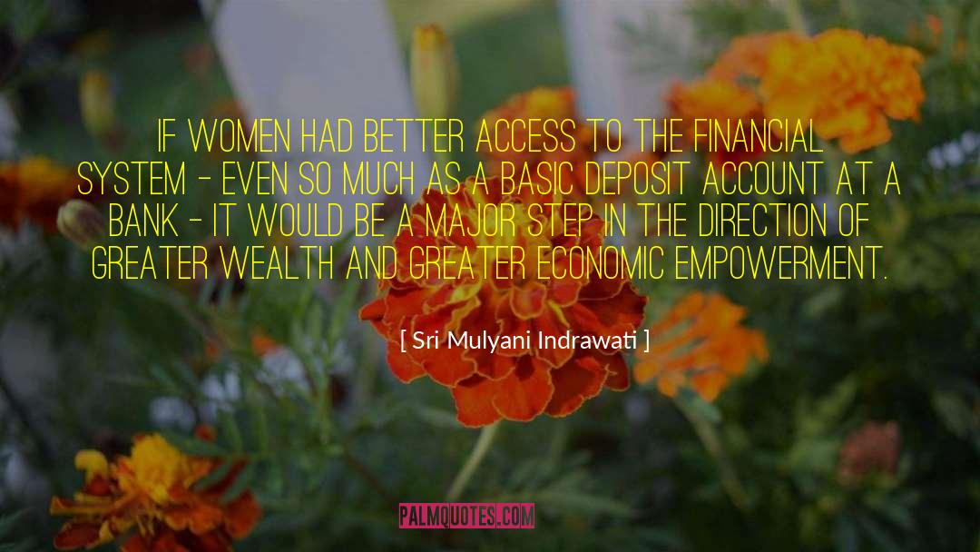 Deposit quotes by Sri Mulyani Indrawati