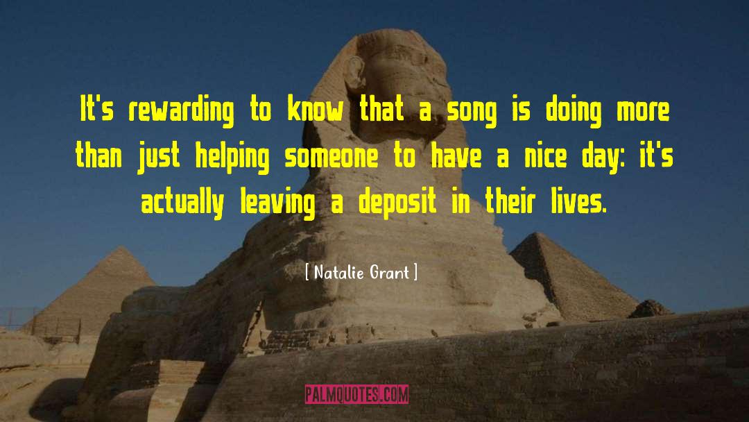 Deposit quotes by Natalie Grant