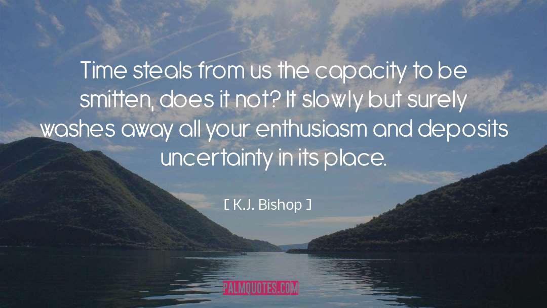 Deposits quotes by K.J. Bishop