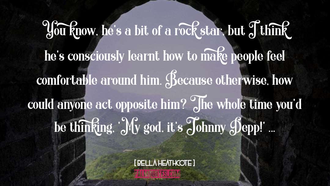 Depp quotes by Bella Heathcote