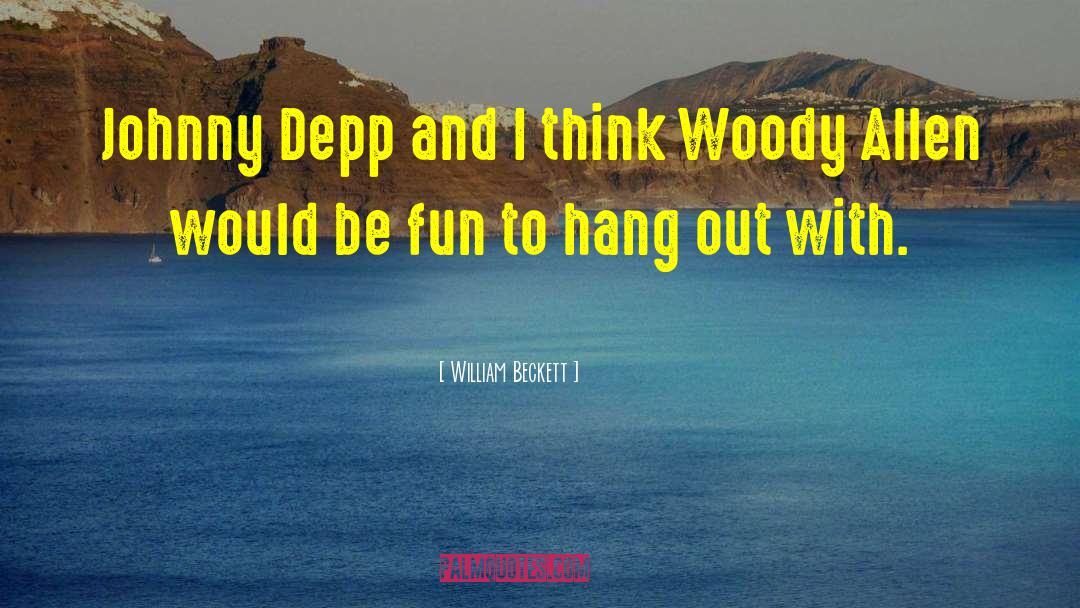 Depp quotes by William Beckett