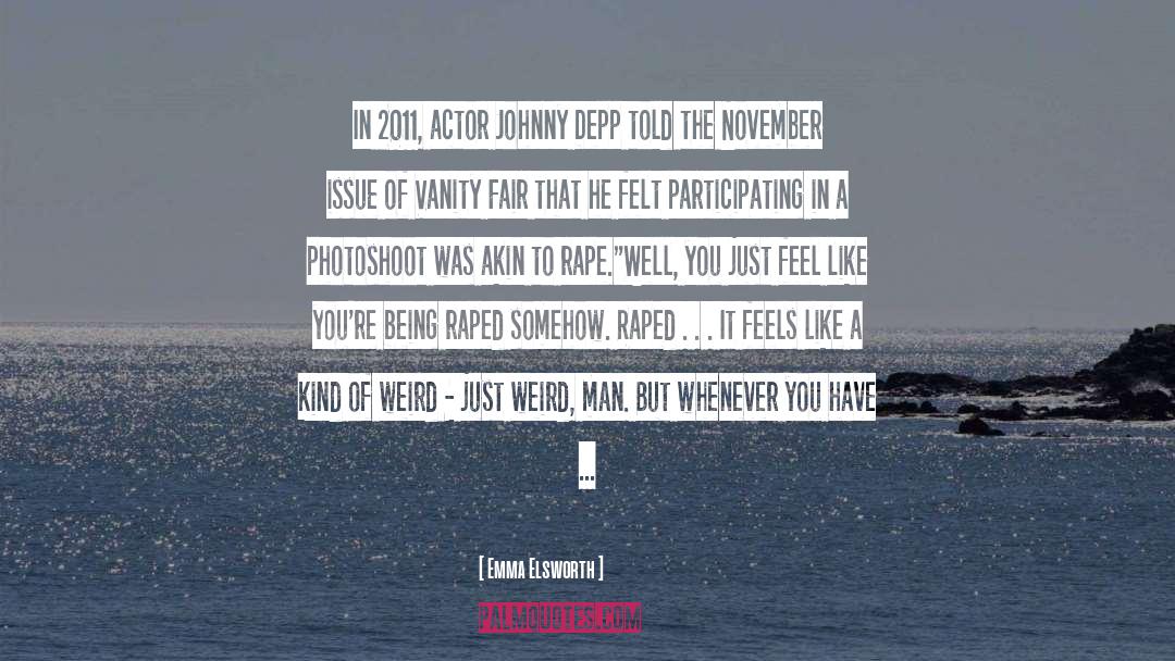 Depp quotes by Emma Elsworth