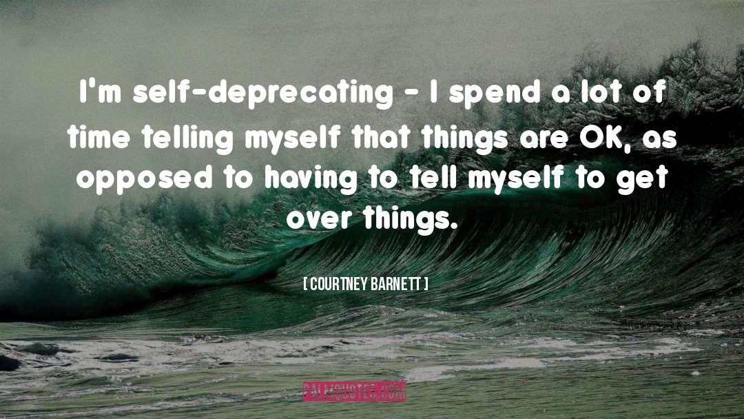 Deprecating quotes by Courtney Barnett