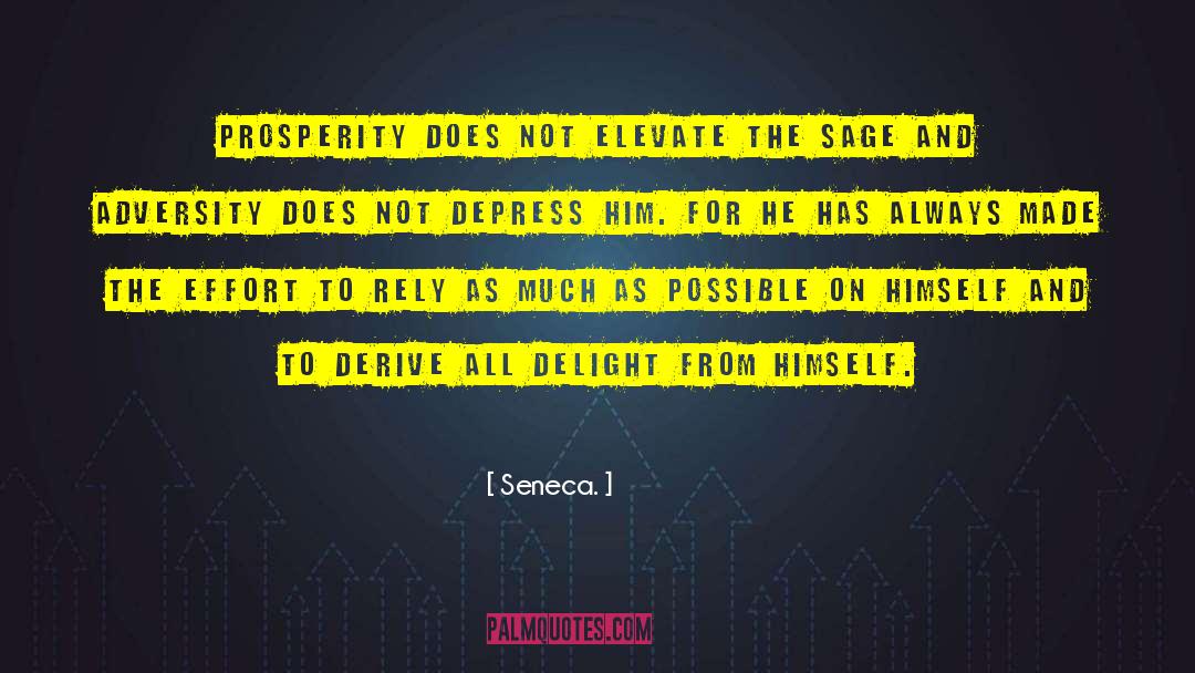 Depress quotes by Seneca.