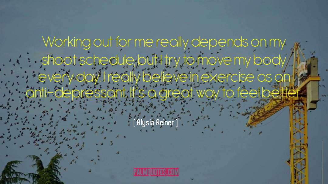 Depressant quotes by Alysia Reiner