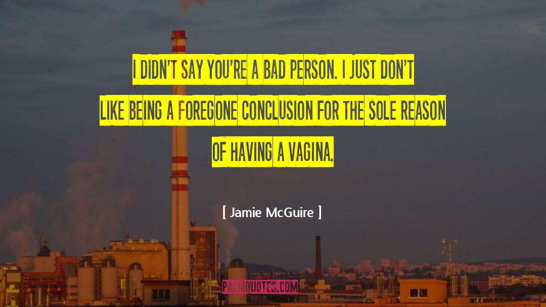 Depressed Person quotes by Jamie McGuire