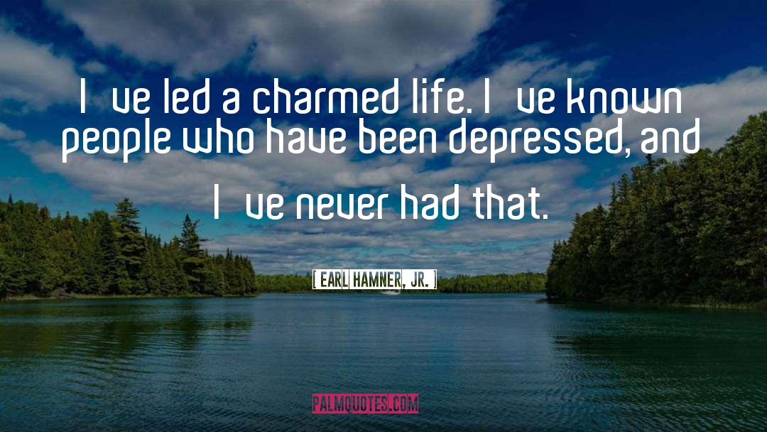 Depressed quotes by Earl Hamner, Jr.